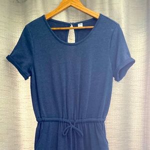 Navy Blue Romper